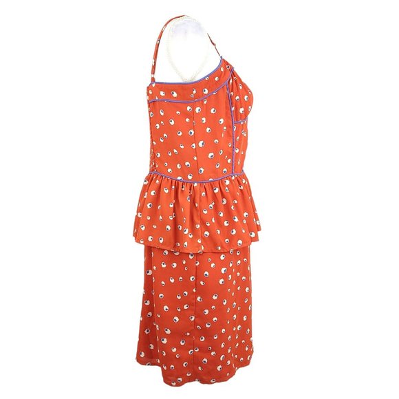 Pure Sugar Sundress Womens Size L Spaghetti Straps Red Blue Floral Dress NEW - Picture 6 of 11